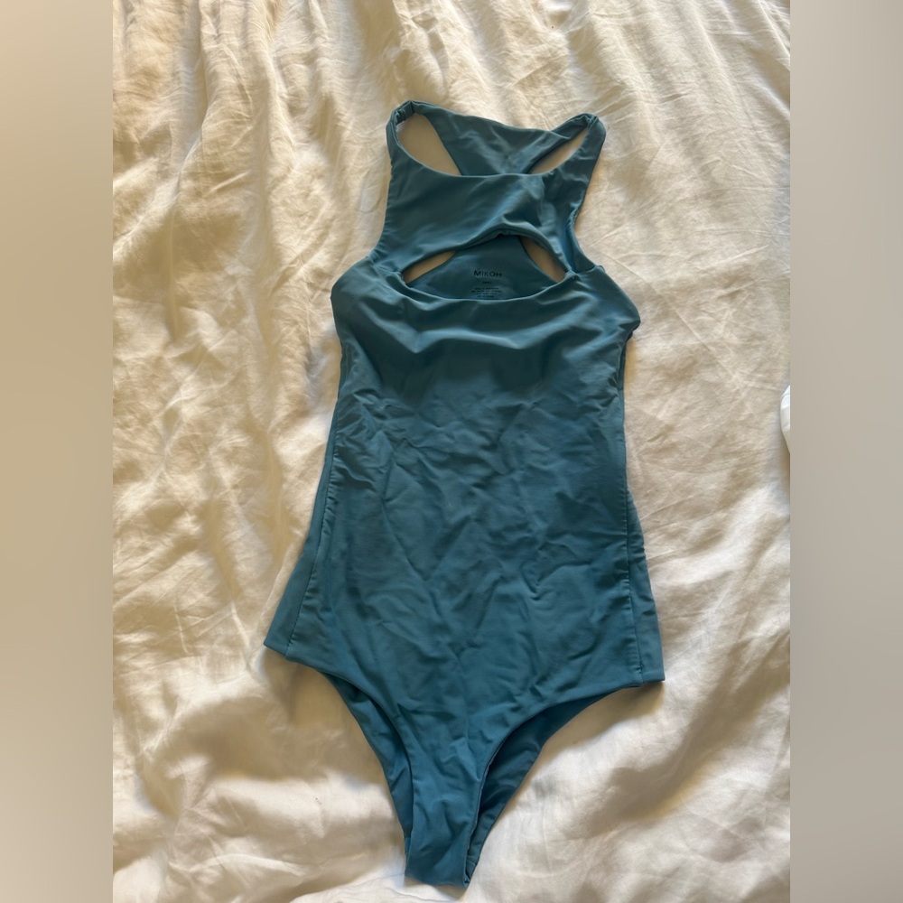 Mikoh Blue Women's One Piece Swimsuit Size Small